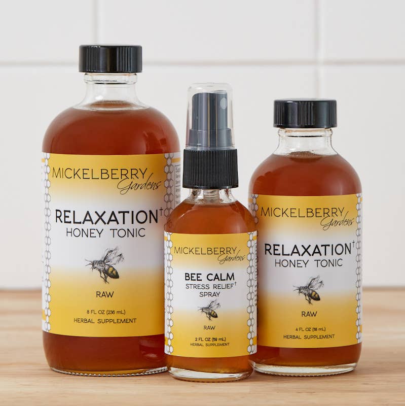 Relaxation Herbal Honey Tonic - Bee Calm - Mickelberry Gardens