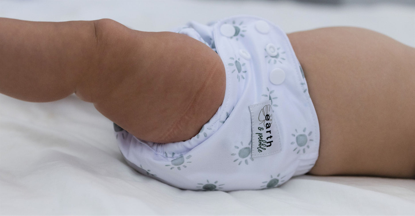 Earth & Pebble One Size Diaper Cover - Spontaneous Collection