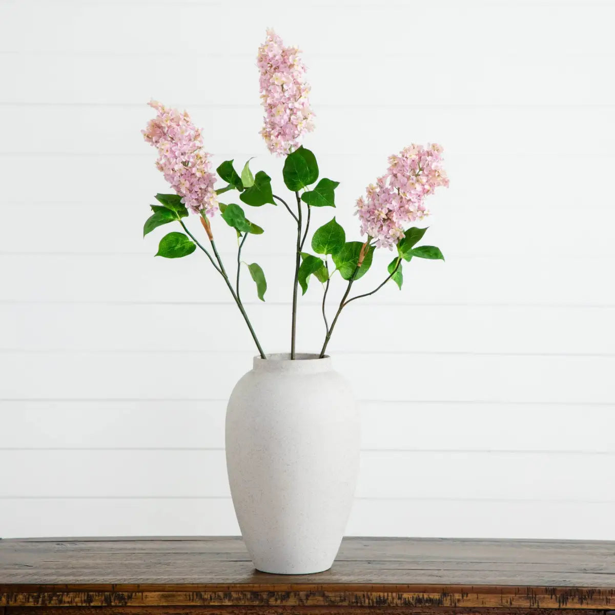 36’’ Artificial Lilac Flower Stems - Set of 3 - Nearly Natural