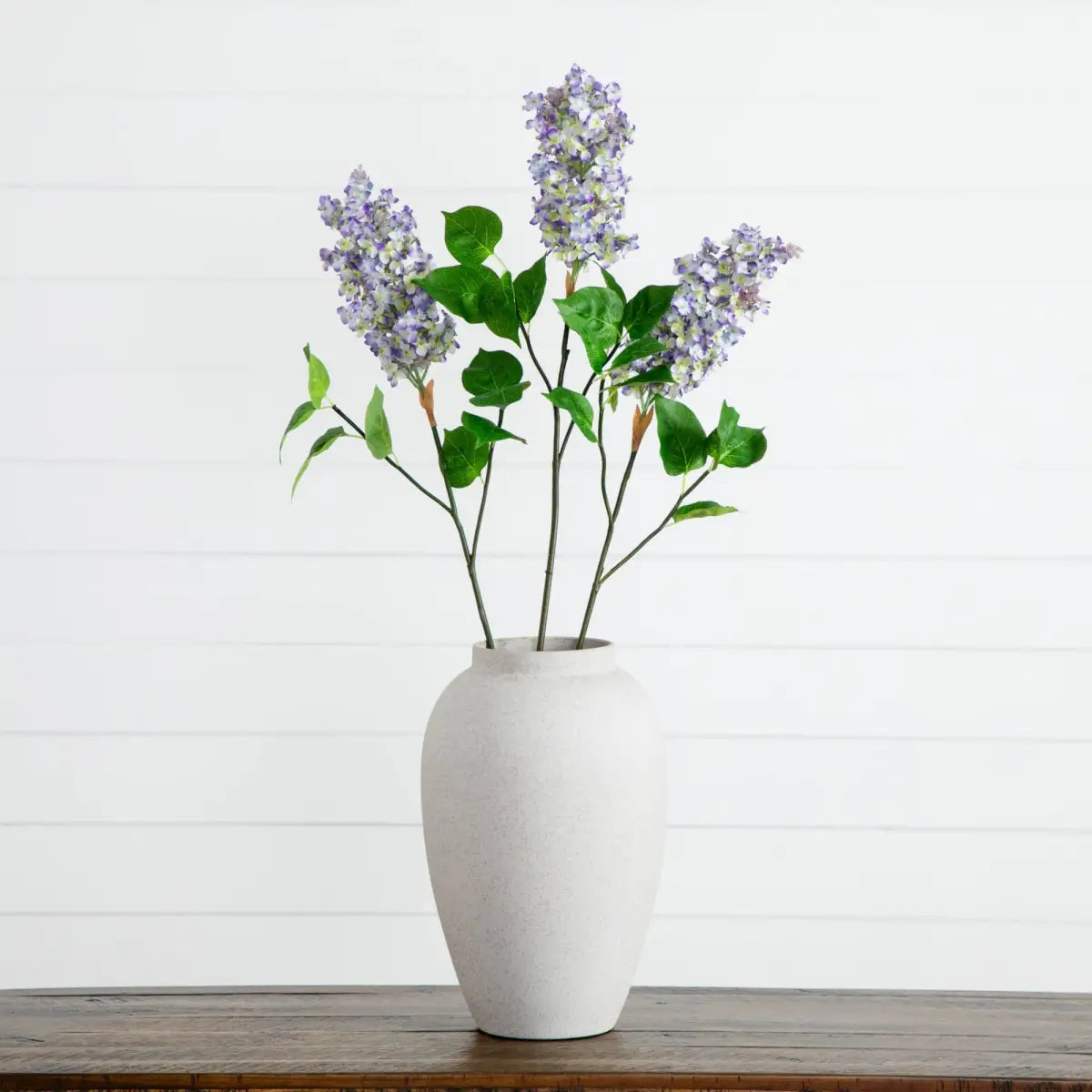 36’’ Artificial Lilac Flower Stems - Set of 3 - Nearly Natural