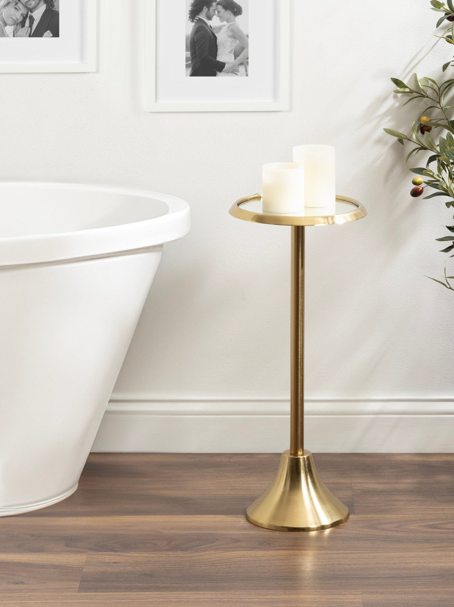 Sanzo Metal Cocktail Table or Plant Stand