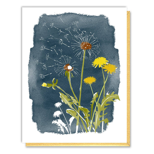 Birthday Card - Dandelions