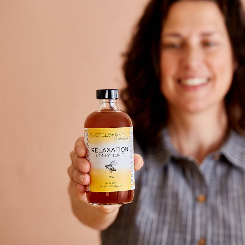 Relaxation Herbal Honey Tonic - Bee Calm - Mickelberry Gardens