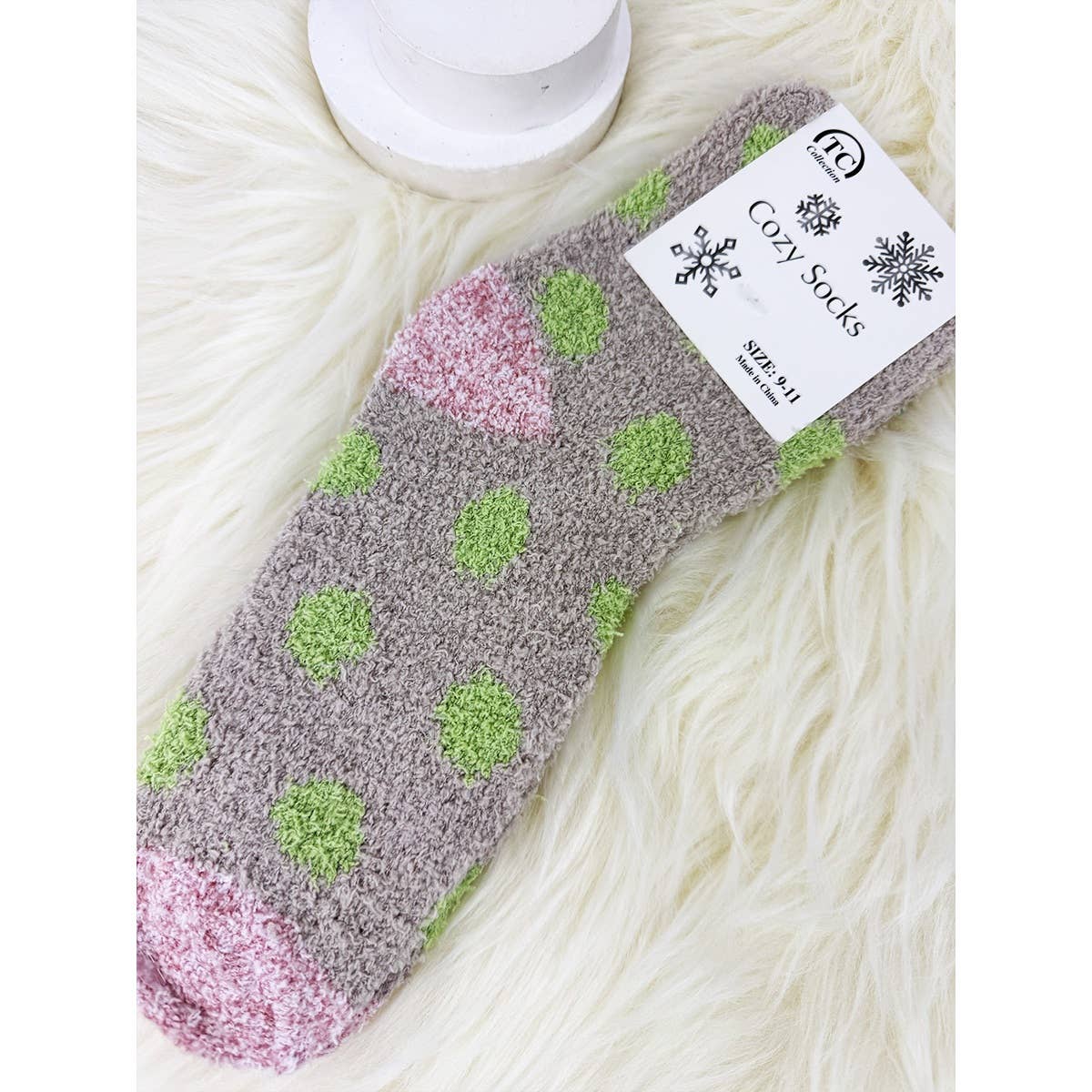 Cozy Soft Spa Polkadot Socks - Love and Repeat