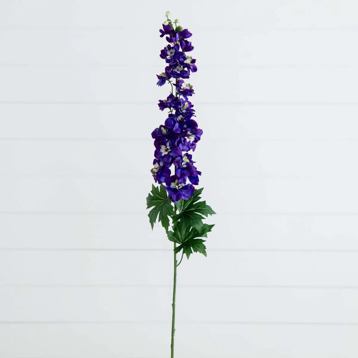 39’’ Artificial Delphinium Flower Stems- Set of 3 - Blue - Nearly Natural