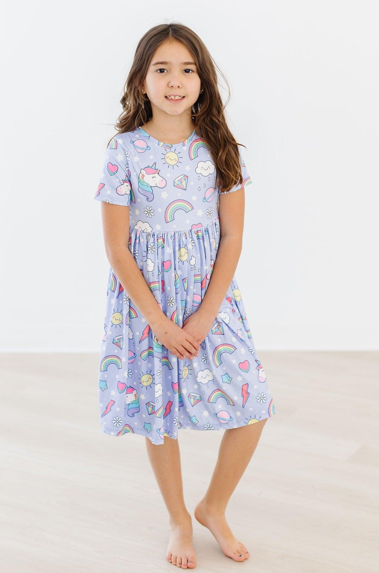 Galactic Unicorns S/S Pocket Twirl Dress