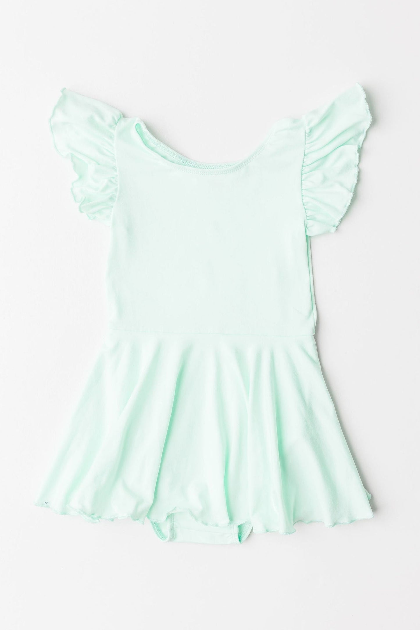 Pastel Green S/S Twirl Leotard