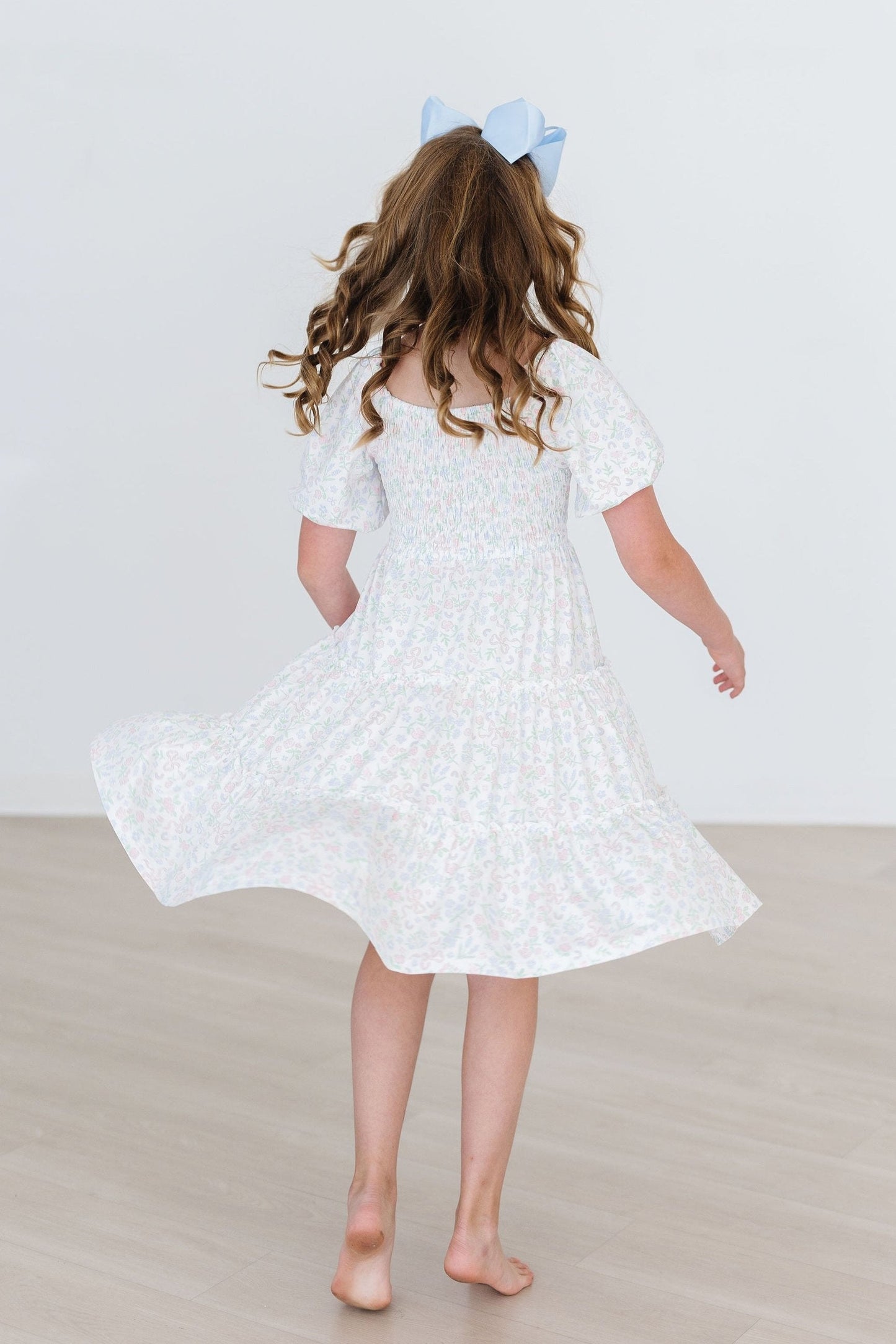 Cloud 9 Smocked Ruffle Dress