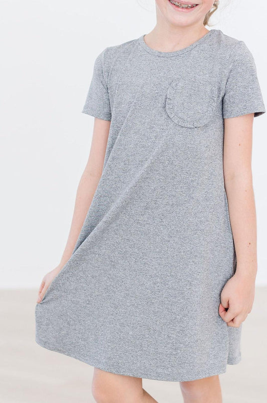 SALE Heather Gray T-Shirt Dress