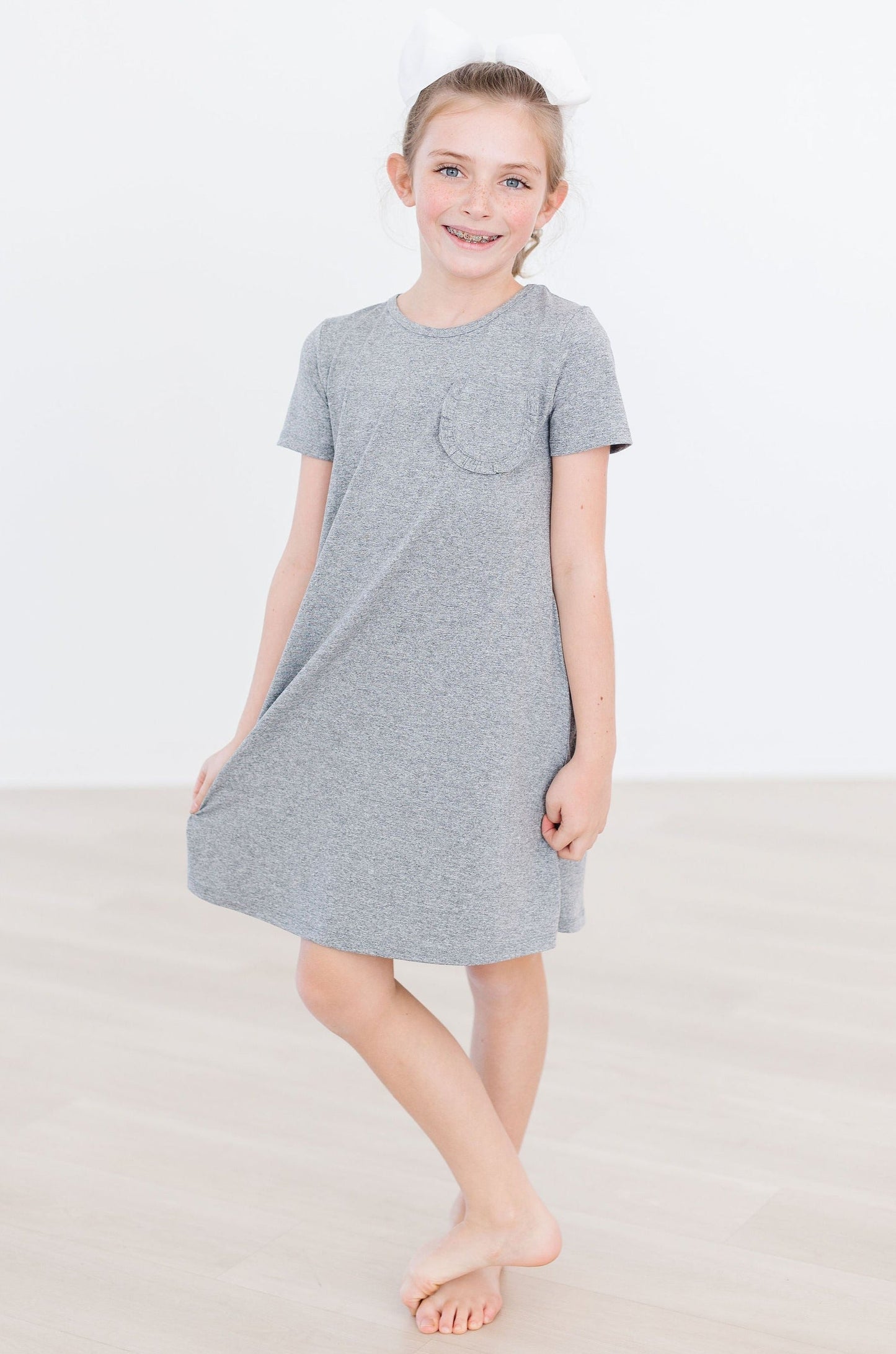 SALE Heather Gray T-Shirt Dress