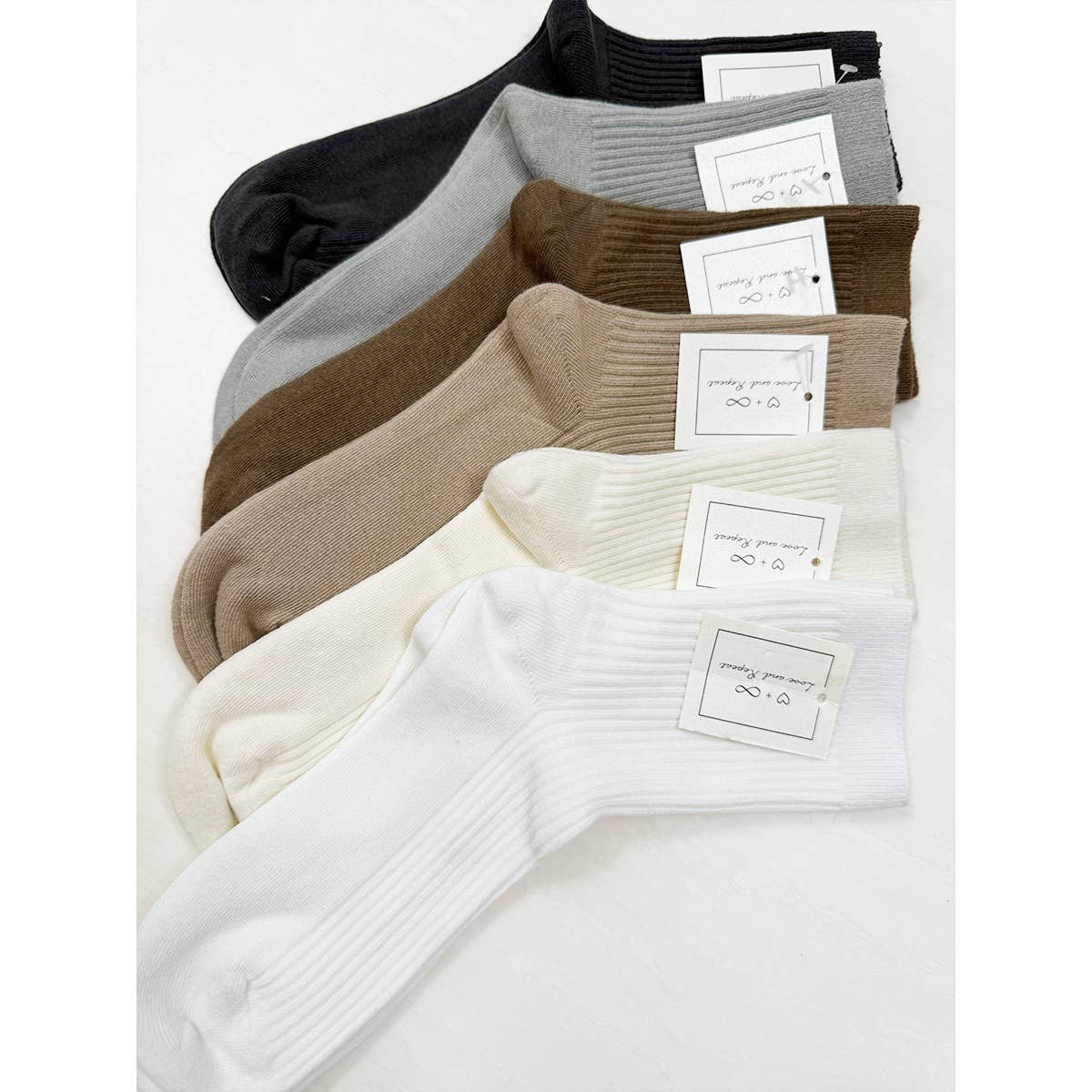 Neutral Everyday Socks - Love and Repeat