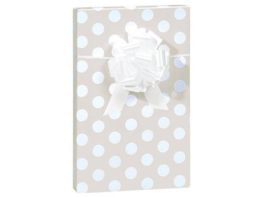 Wedding Gift Wrap - Pearl Dots - 24" x 24"