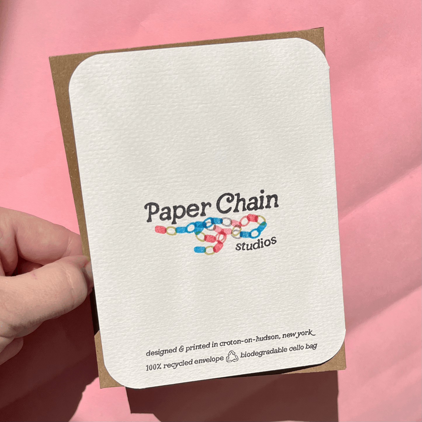 Thank You Card - Crayons for Teacher - Paper Chain Studios