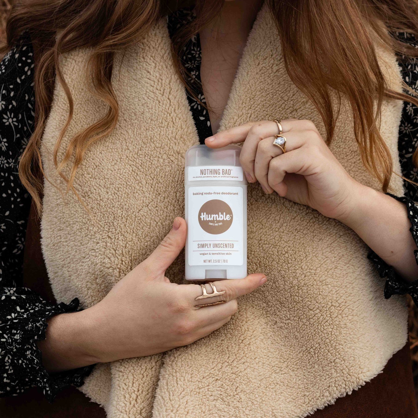 Natural Deodorant - Vegan & Sensitive - Simply Unscented - Humble Brands Inc.