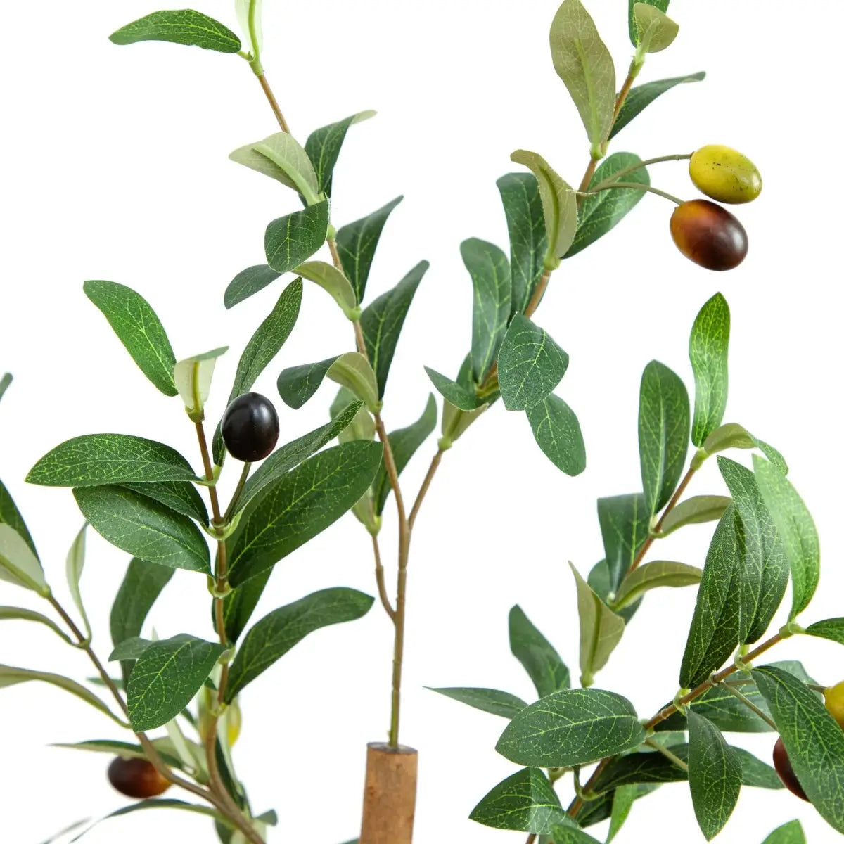 4’ Artificial Olive Tree with Natural Trunk - Nearly Natural