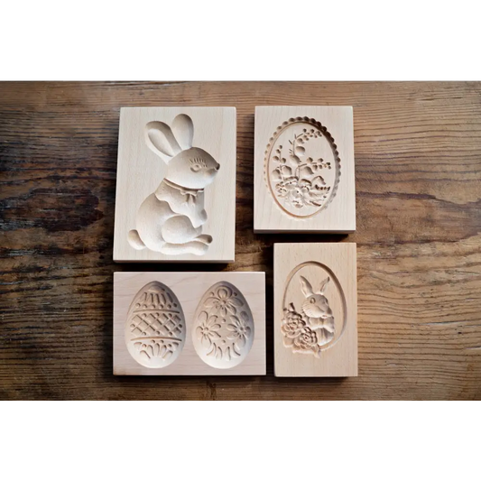 4 Wooden Cooking Mold Set - Amy Howard At Home