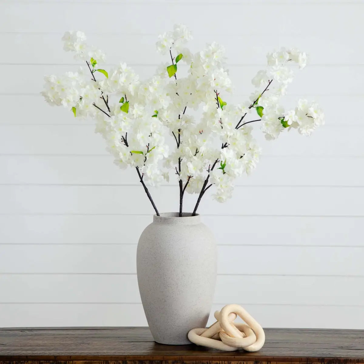 40’’ Artificial Cherry Blossom Flower - Set of 3 - Nearly Natural