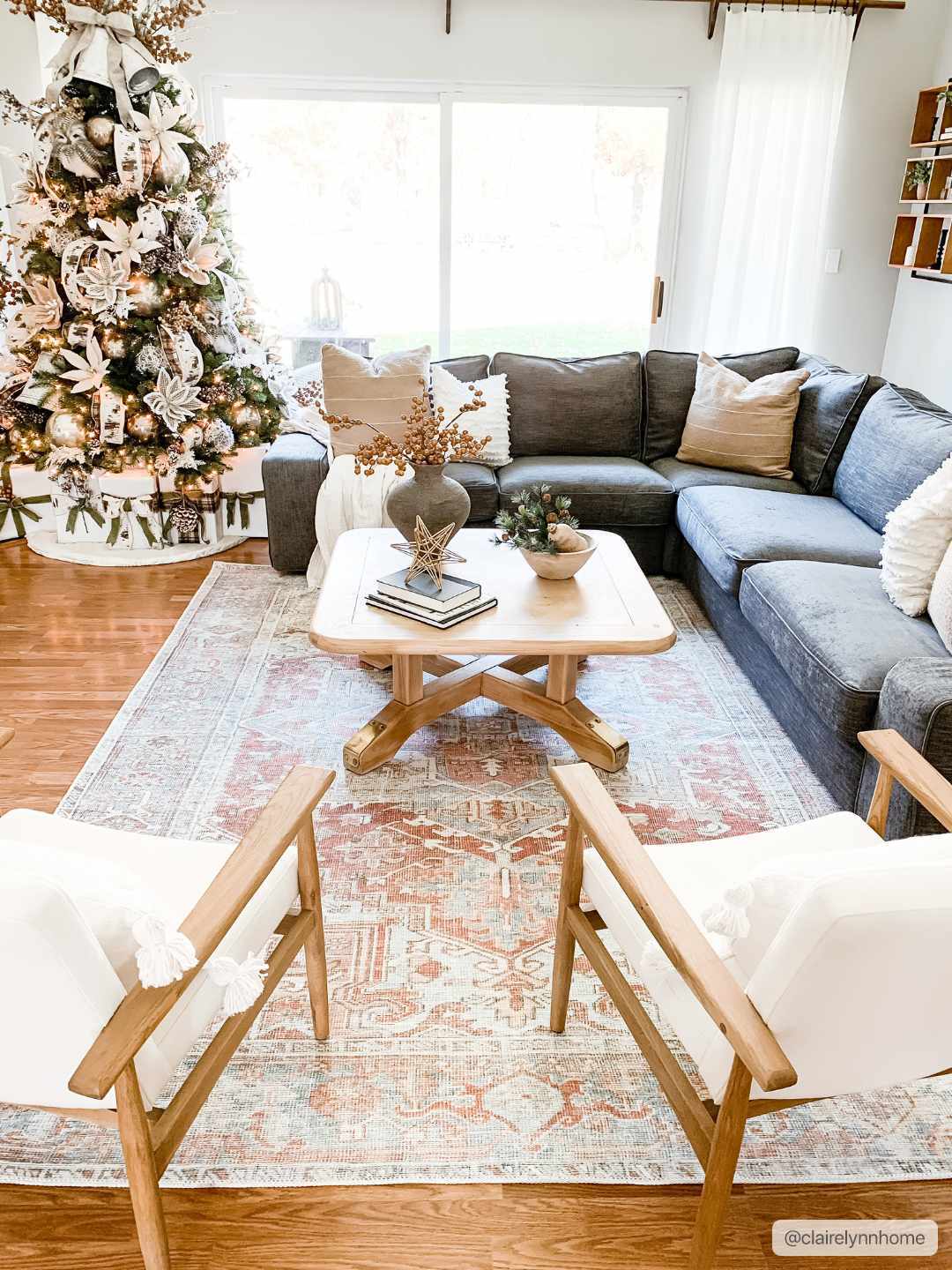 Rust Maayon Washable Rug - Boutique Rugs