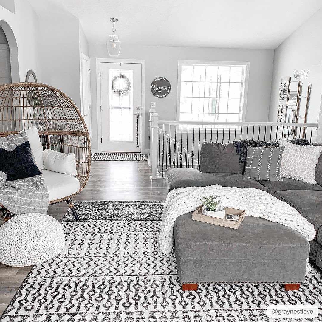 Constantin Black & White All Over Rug - Boutique Rugs