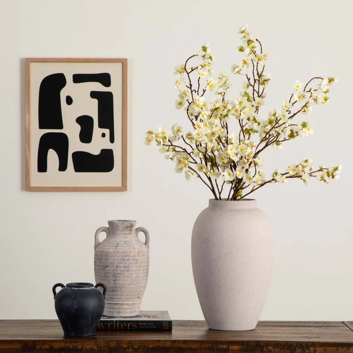 41’’ Artificial Cherry Blossom Flower Stems - Set of 3 - Nearly Natural