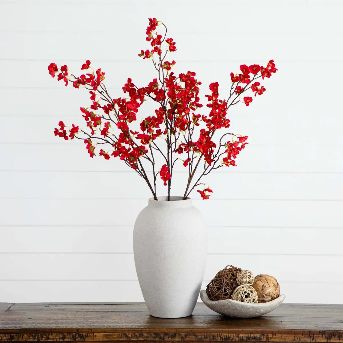 41’’ Artificial Cherry Blossom Flower Stems - Set of 3 - Nearly Natural