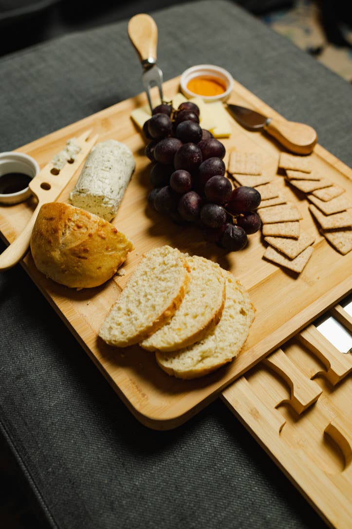 Bamboo Cheese Knife Set for Charcuterie