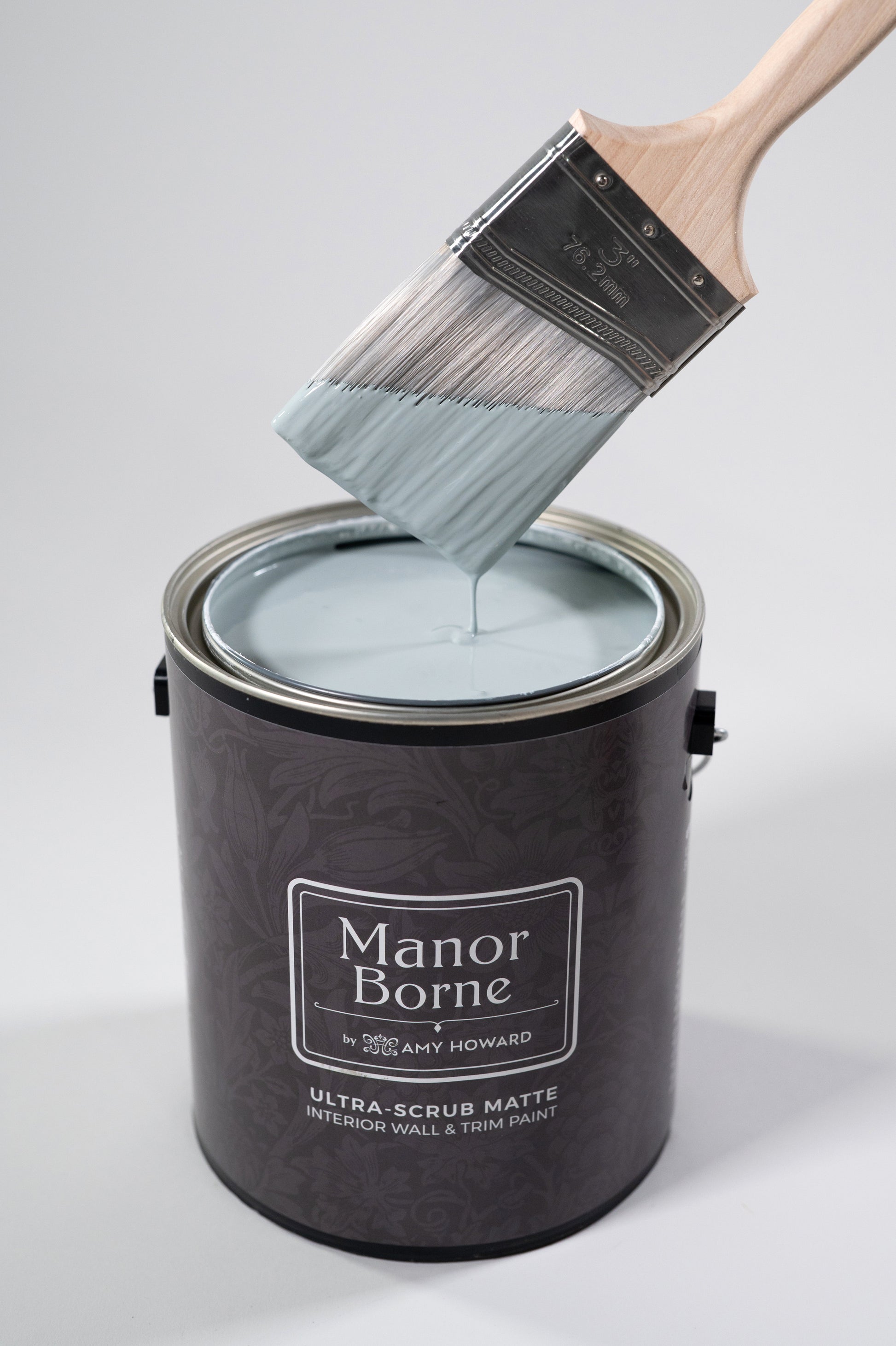 Glacier Grey - Manor Borne Wall Paint - Amy Howard At Home
