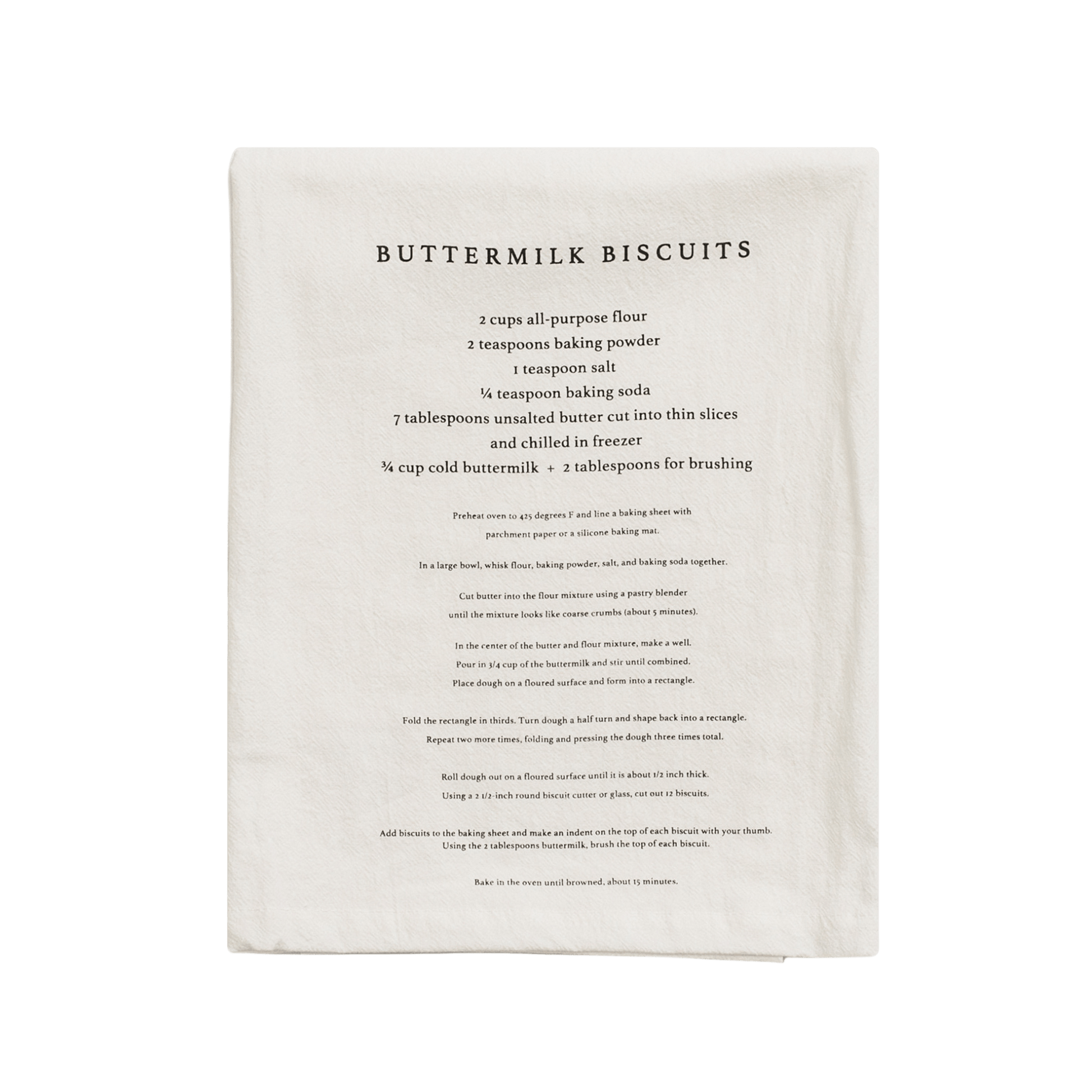 Buttermilk Biscuits Tea Towel - Sweet Water Decor