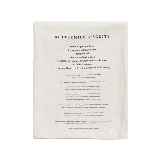 Buttermilk Biscuits Tea Towel - Sweet Water Decor