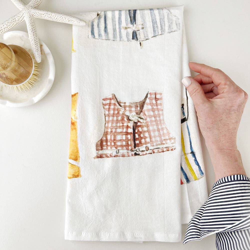 Kitchen Tea Towel - Life Jackets