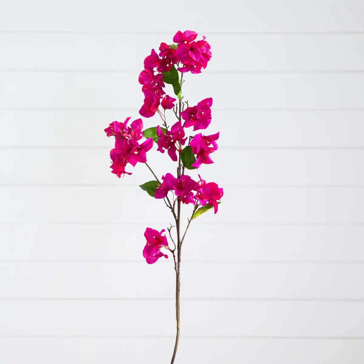 47’’ Artificial Bougainvillea Flower Stems - Set of 3 - Purple - Nearly Natural