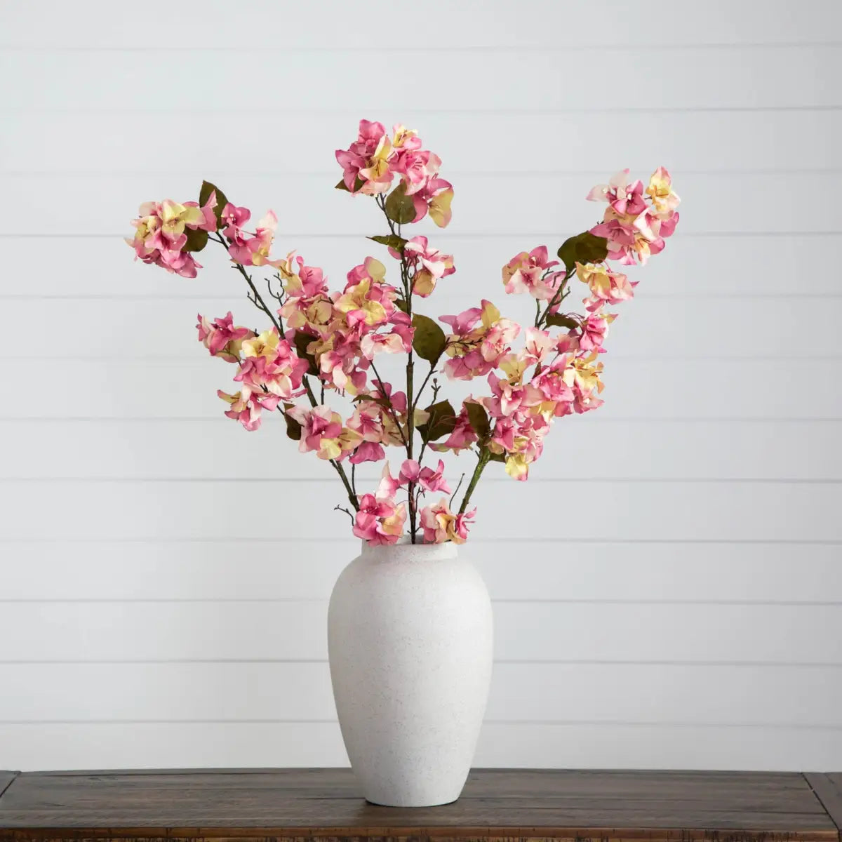 47’’ Artificial Bougainvillea Flower Stems - Set of 3 - Nearly Natural