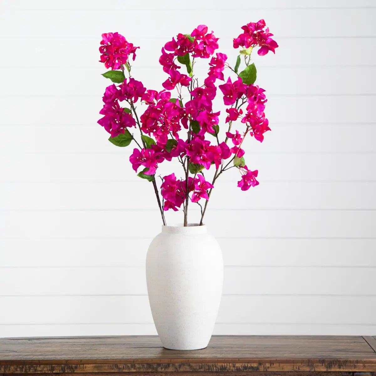 47’’ Artificial Bougainvillea Flower Stems - Set of 3 - Nearly Natural