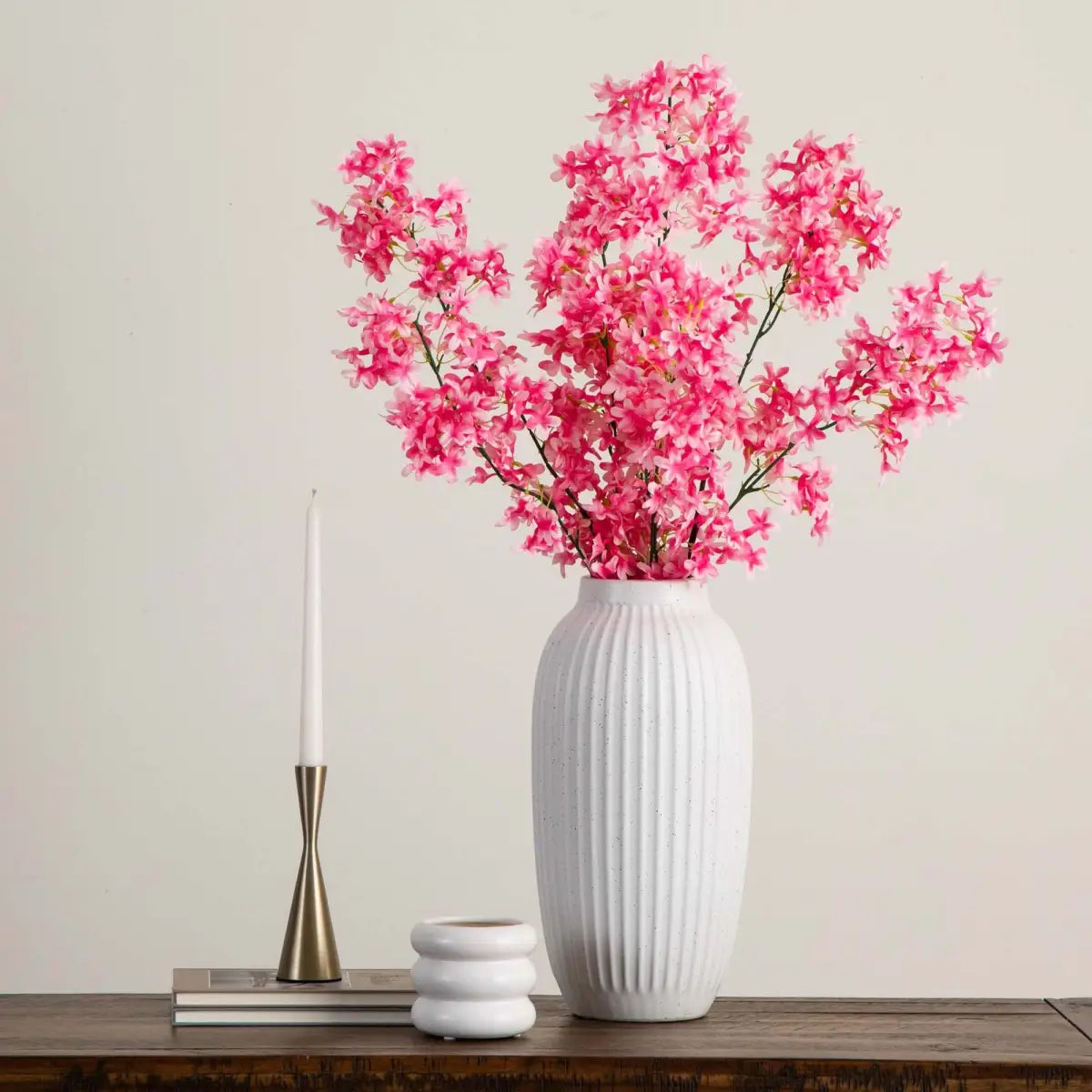 47’’ Artificial Cherry Blossom Flower - Set of 3 - Nearly Natural