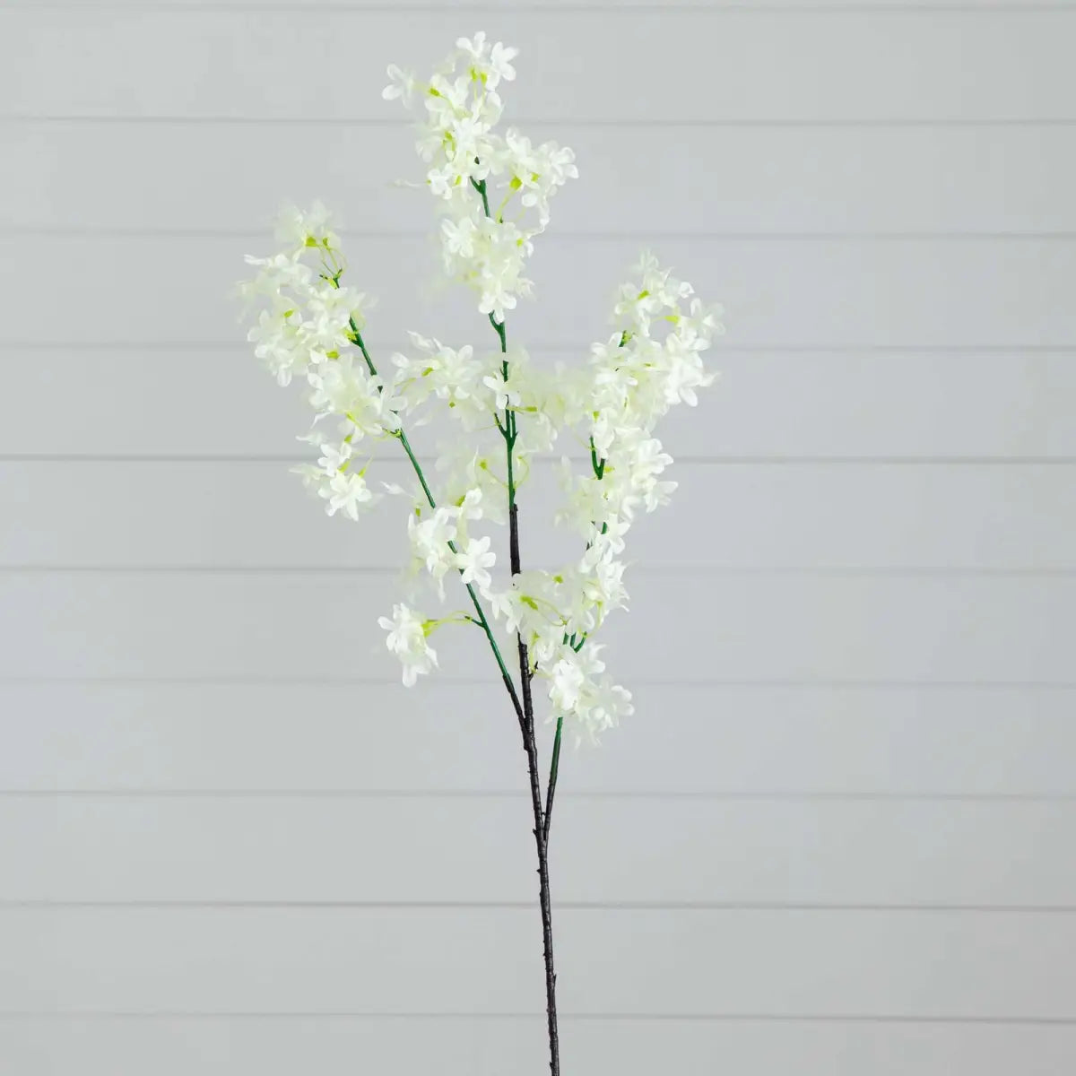 47’’ Artificial Cherry Blossom Flower - Set of 3 - White - Nearly Natural