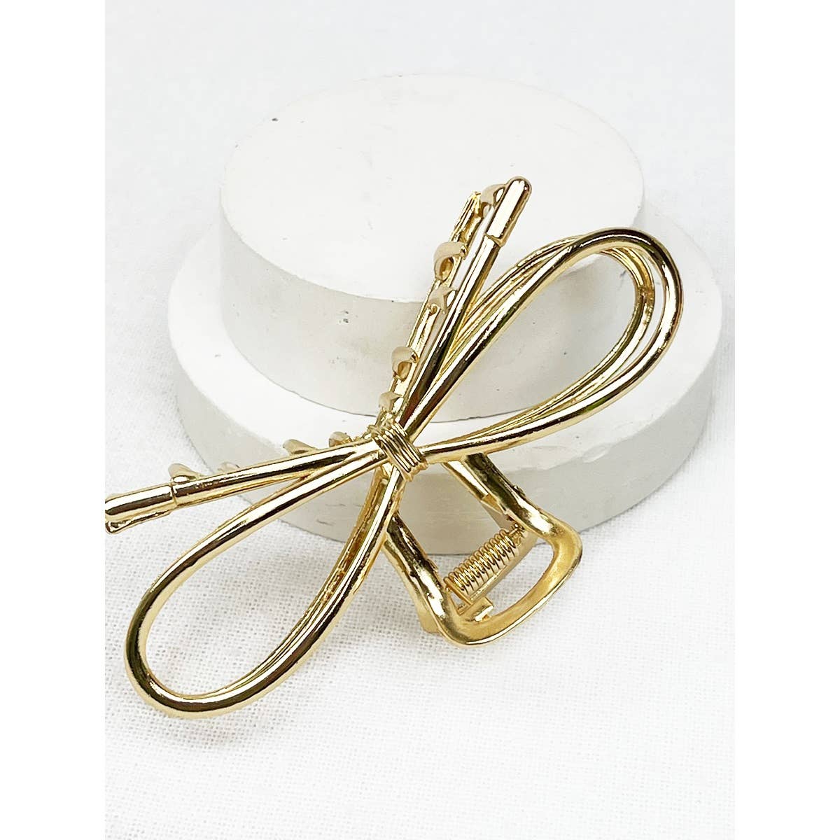 Metal Bow Shape Hair Claw Clip
