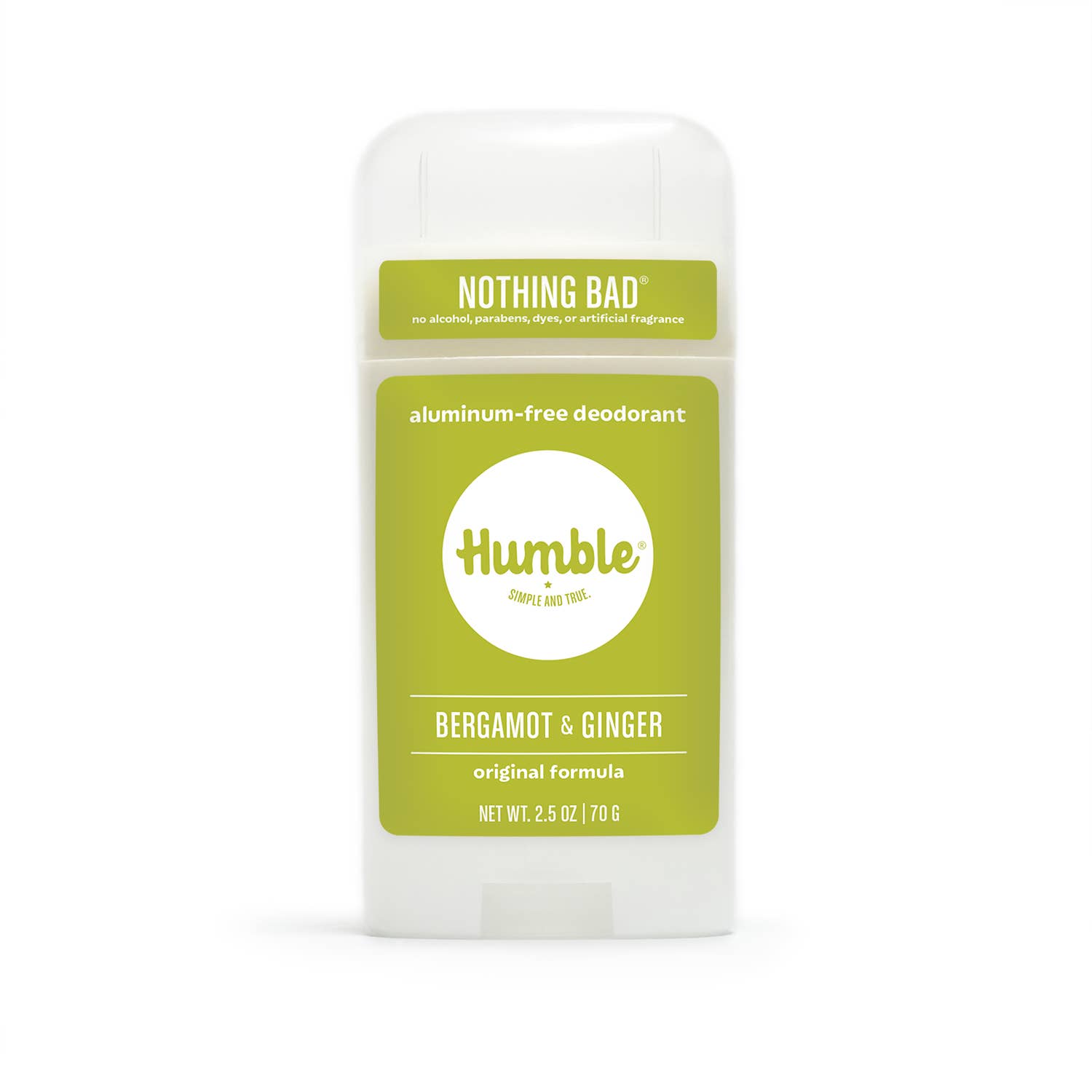 Natural Deodorant - Bergamot & Ginger - Humble Brands Inc.