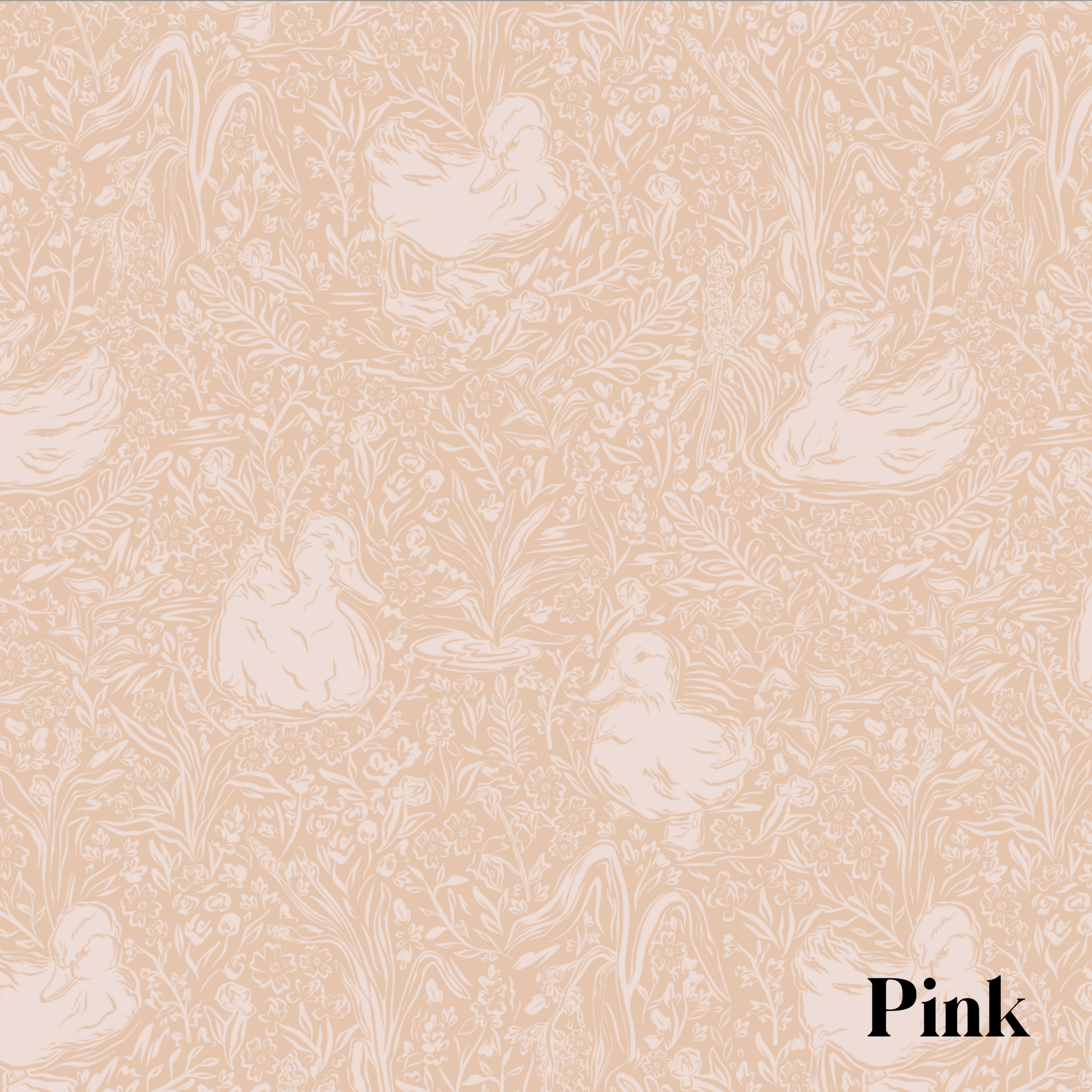 Hollingworth Wallpaper by Aubrey Fairchild - Sample 1 foot by 1 foot / Pink - Loomwell Home Goods