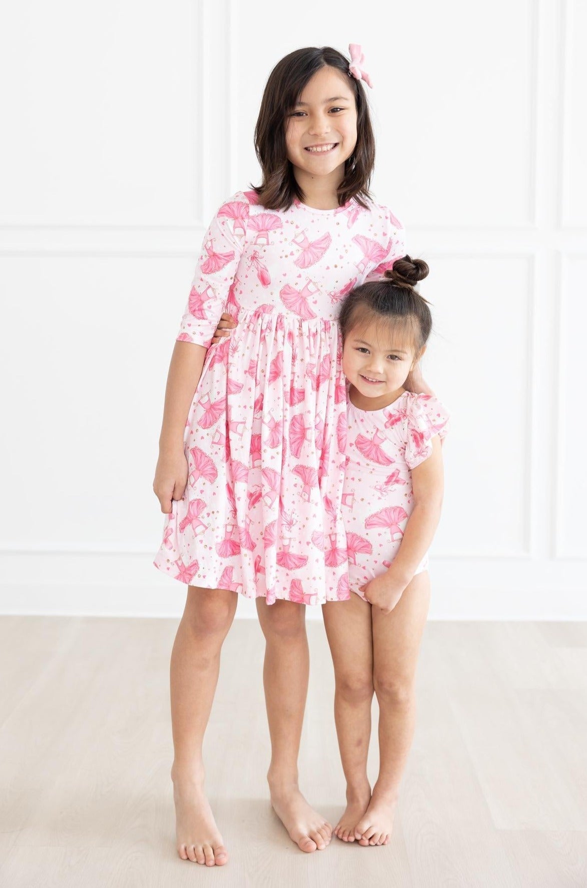 Pirouette 3/4 Sleeve Pocket Twirl Dress - Mila & Rose ®
