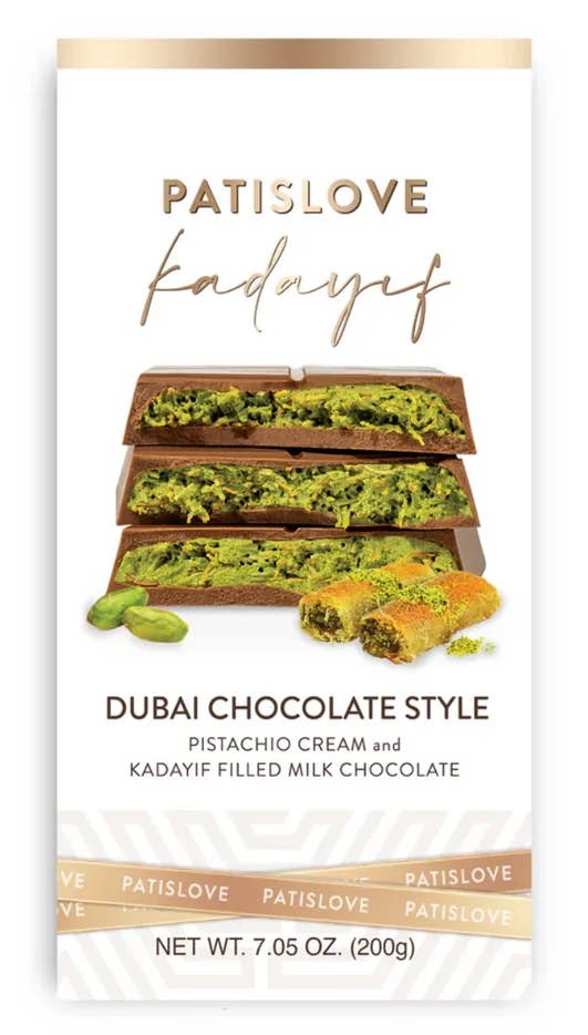 Dubai Chocolate Bar – Premium Gourmet 200g 7oz - Swiss Chocolate Co.