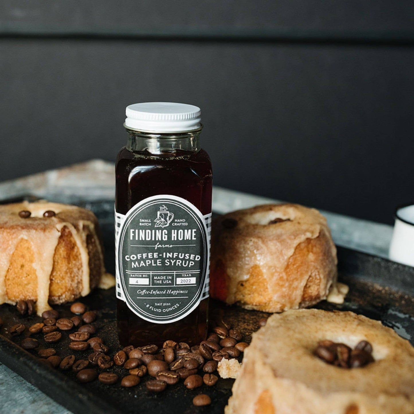 Coffee-Infused Maple Syrup