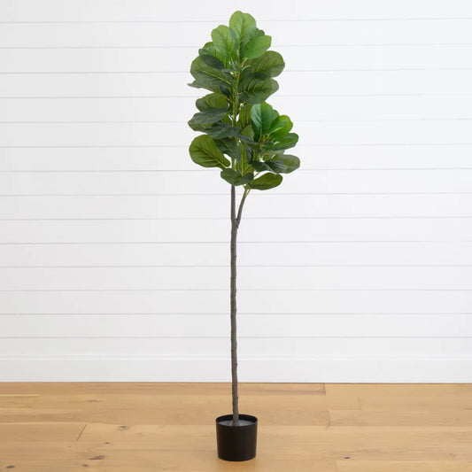 5.5’ Fiddle Leaf Fig Artificial Tree - Nearly Natural