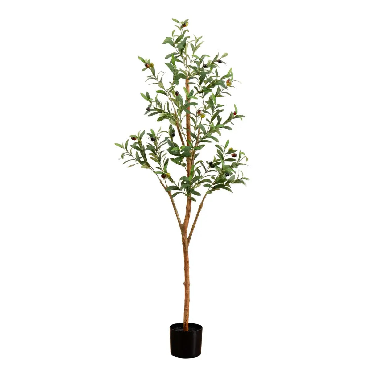 5’ Artificial Olive Tree with Natural Trunk - Nearly Natural