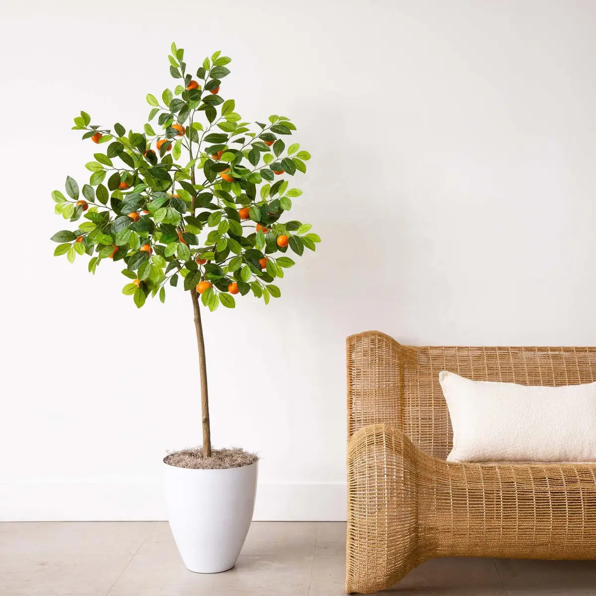 5’ Artificial Tangerine Tree - Nearly Natural