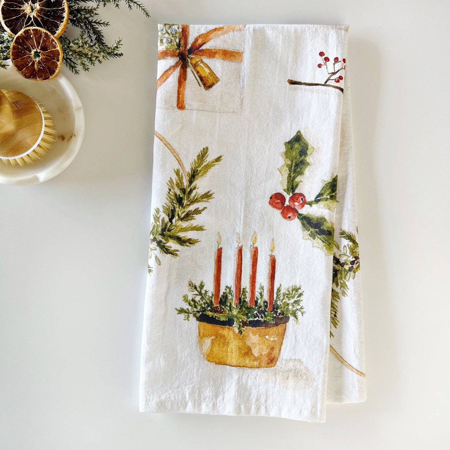 Christmas Tea Towel - Yuletide