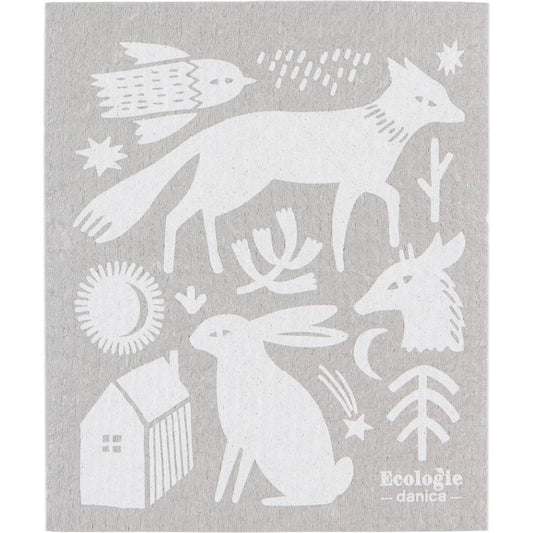Swedish Dishcloth - Woodland Animals