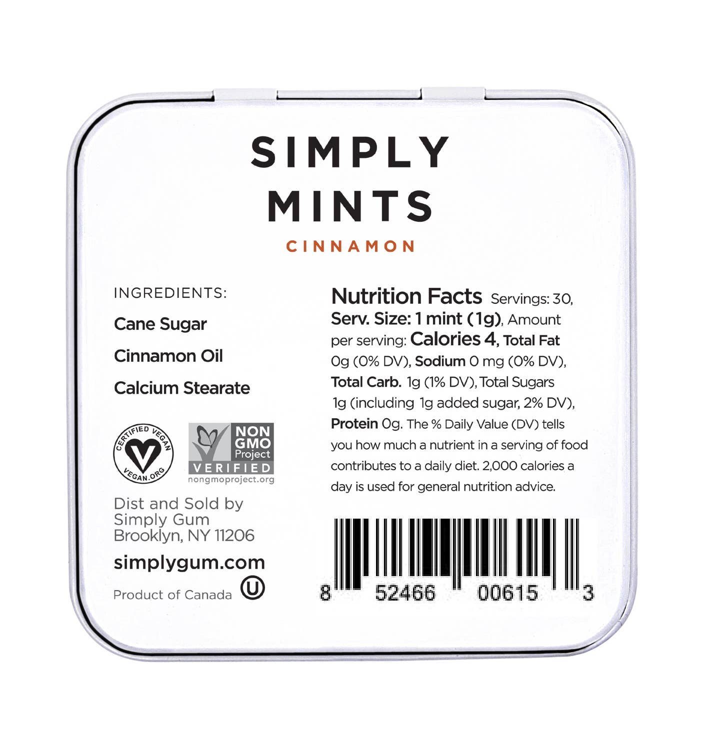 Simply Mints - Canela