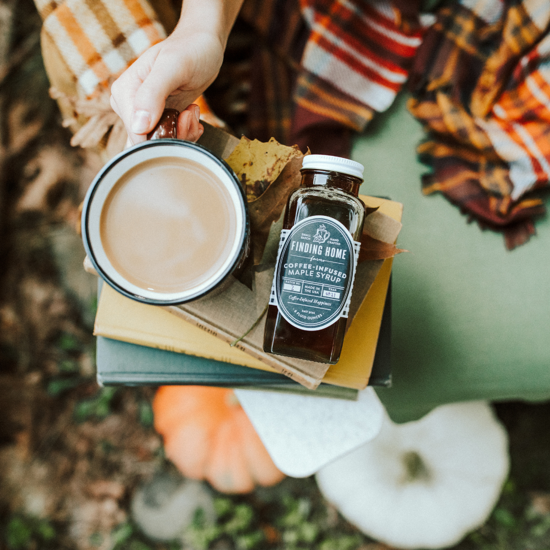 Coffee-Infused Maple Syrup