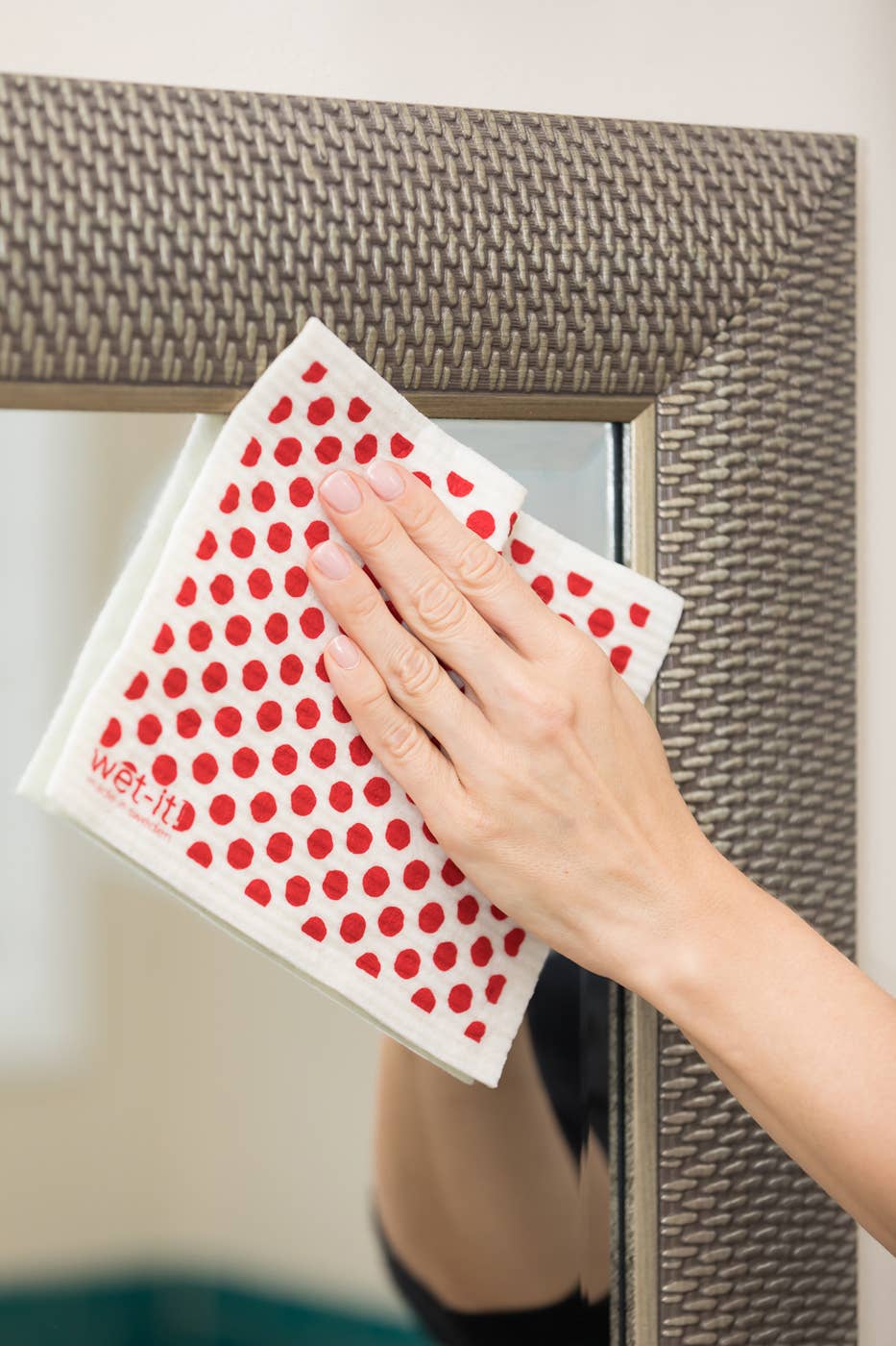 Swedish Dish Cloth - Red Dots - Wet-it!