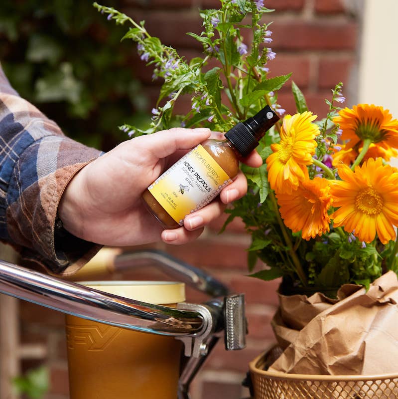 Spray pour la gorge au miel et à la propolis